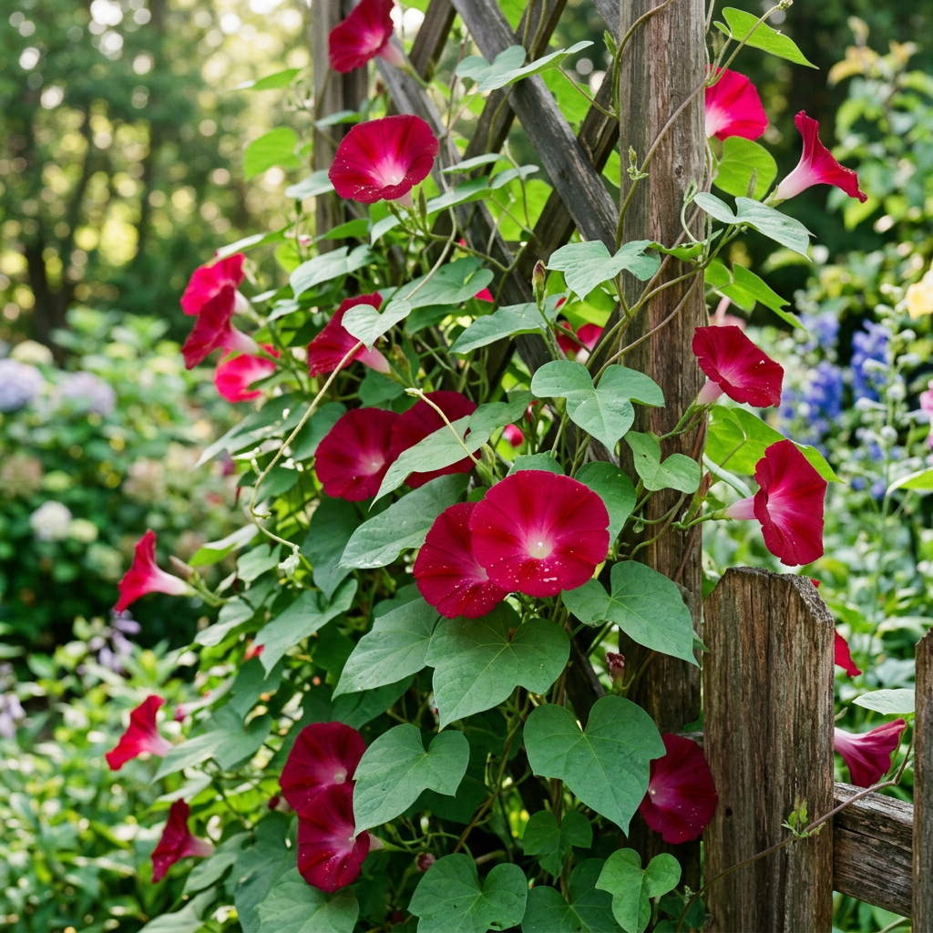 Morning Glory - Crimson Rambler